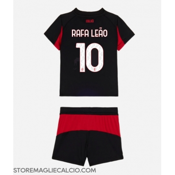 AC Milan Rafael Leao #10 Maglia Gara Casa Repliche 2025-26 Bambino